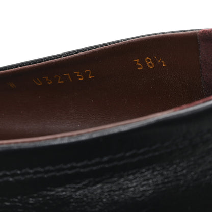 Chanel Lambskin Cap Toe CC Uniform Ballerina Flats 38.5 Black 9 of 11