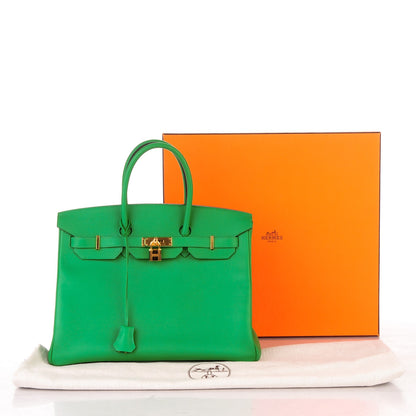 Hermes Epsom Birkin 35 Bambou 8 of 25