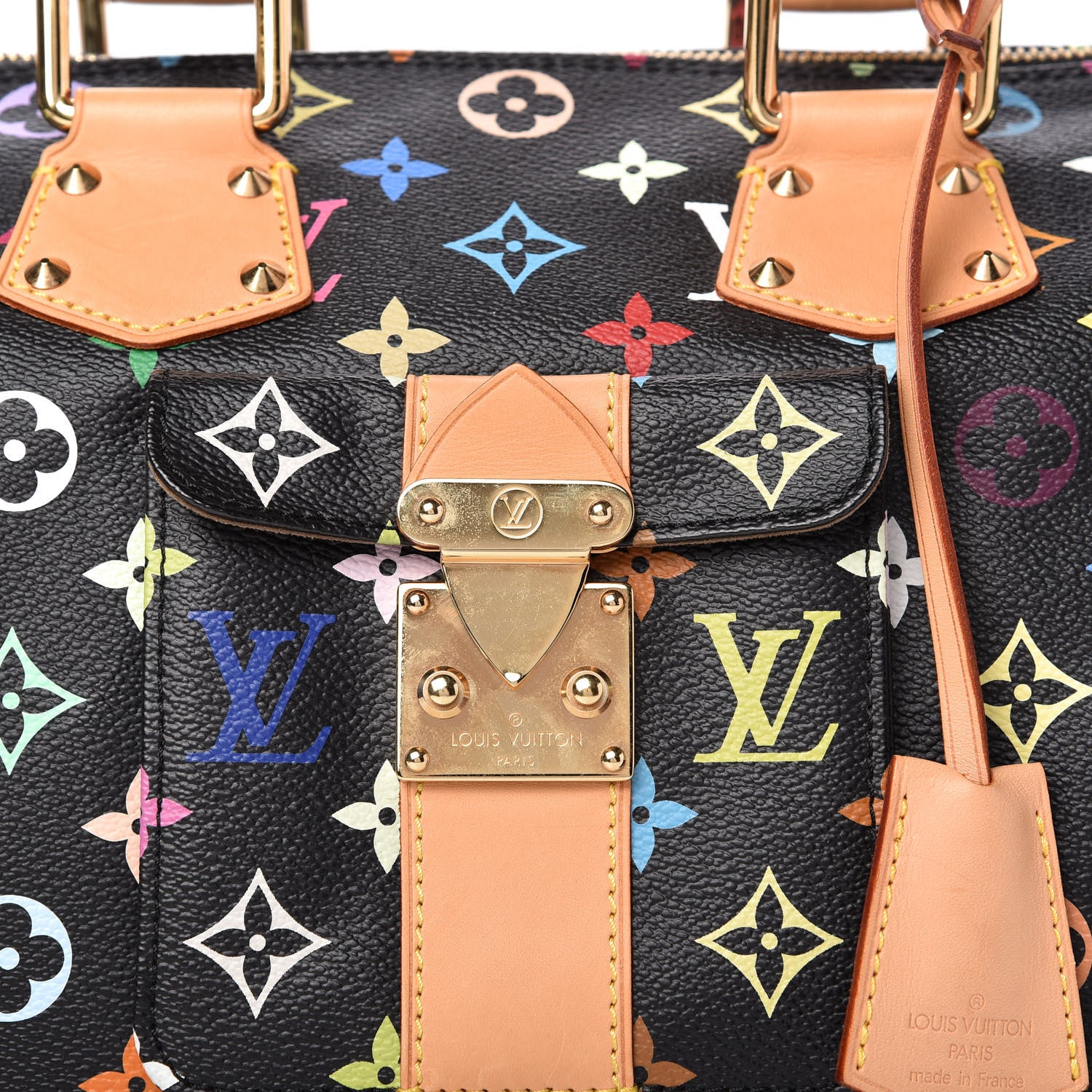 Louis Vuitton Monogram Multicolor Speedy 30 Black 10 of 10
