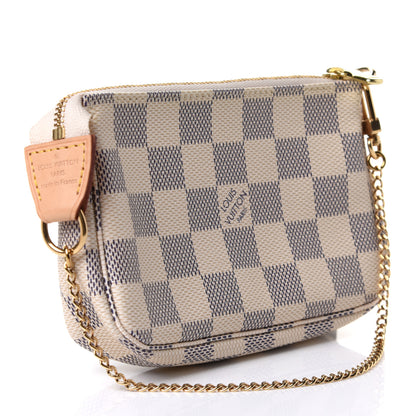 Louis Vuitton Damier Azur Mini Pochette Accessories 4 of 8