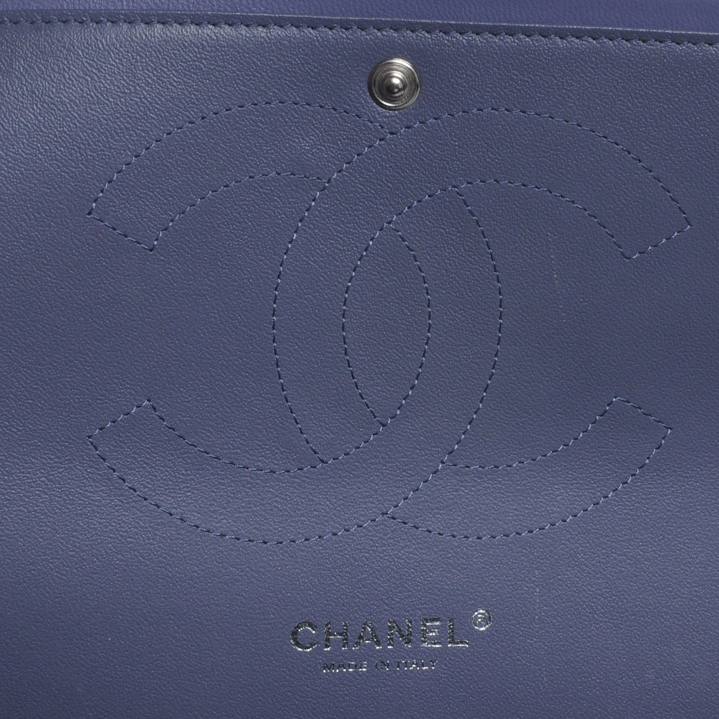 Lambskin Jumbo Double Flap Lavender