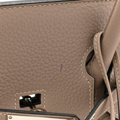 Hermes Taurillon Clemence Birkin 35 Gris Tourterelle 14 of 15