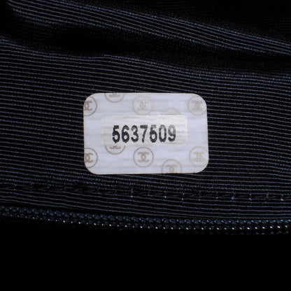 Chanel Straw Bag Navy 5 of 8