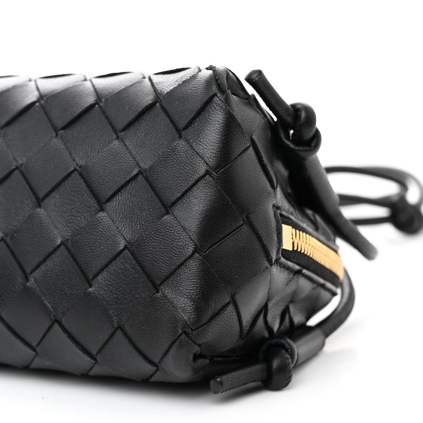 Nappa Intrecciato Concert Pouch Black