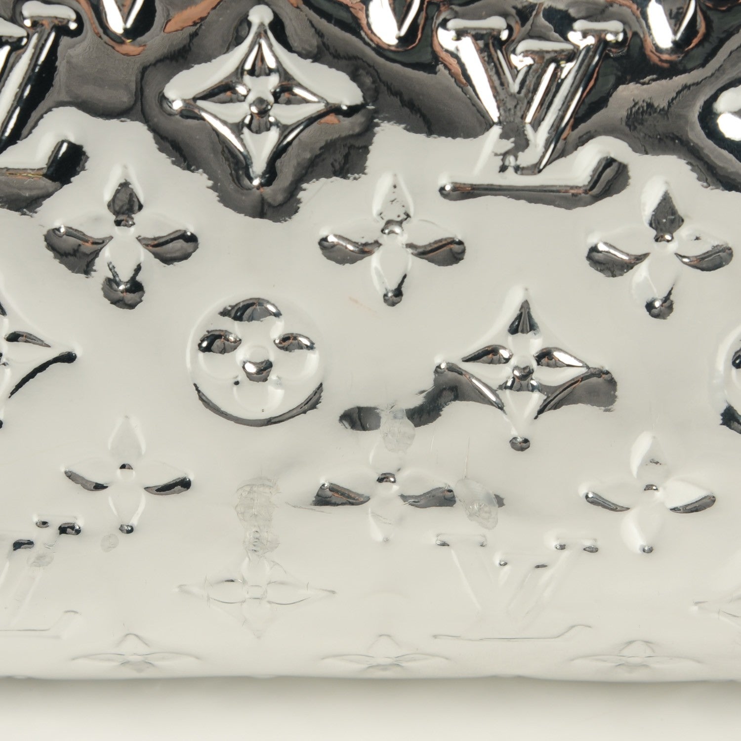 Louis Vuitton Monogram Miroir Speedy 30 Silver 10 of 13