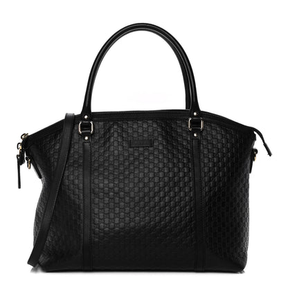 Gucci Soft Microguccissima Dome Satchel Black 1 of 11