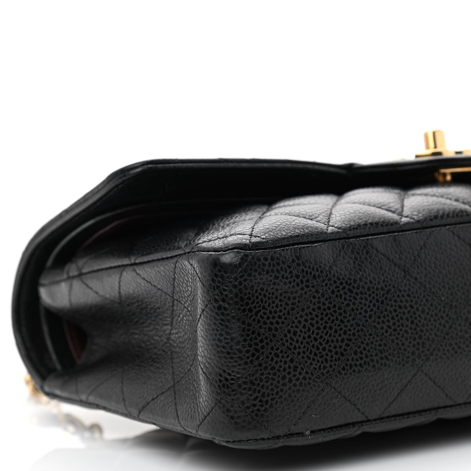 Chanel Caviar Quilted Medium Double Flap Black 13 of 14