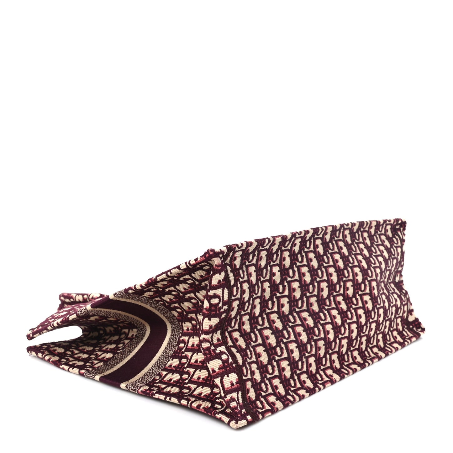 Oblique Large Book Tote Burgundy Multicolor Burgundy Multicolor