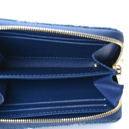 Louis Vuitton Denim Monogram Zippy Coin Purse Blue 5 of 9