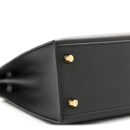 Hermes Epsom Kelly Sellier 25 Black 9 of 11