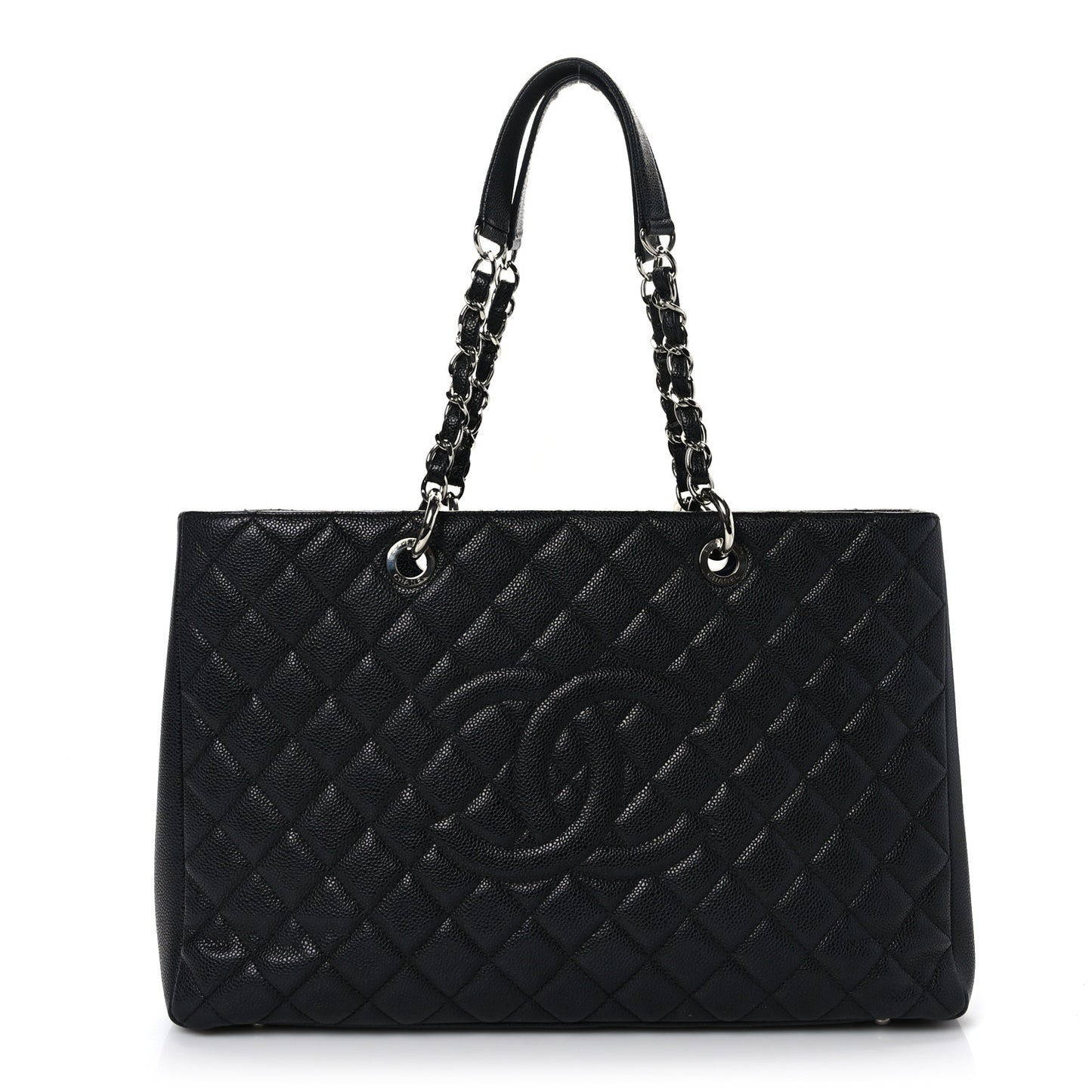 Caviar Quilted XL Grand Shopping Tote GST Black
