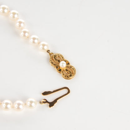 Mikimoto 18K Yellow Gold 6mm Akoya Cultured Pearl Strand Bracelet 3 of 4