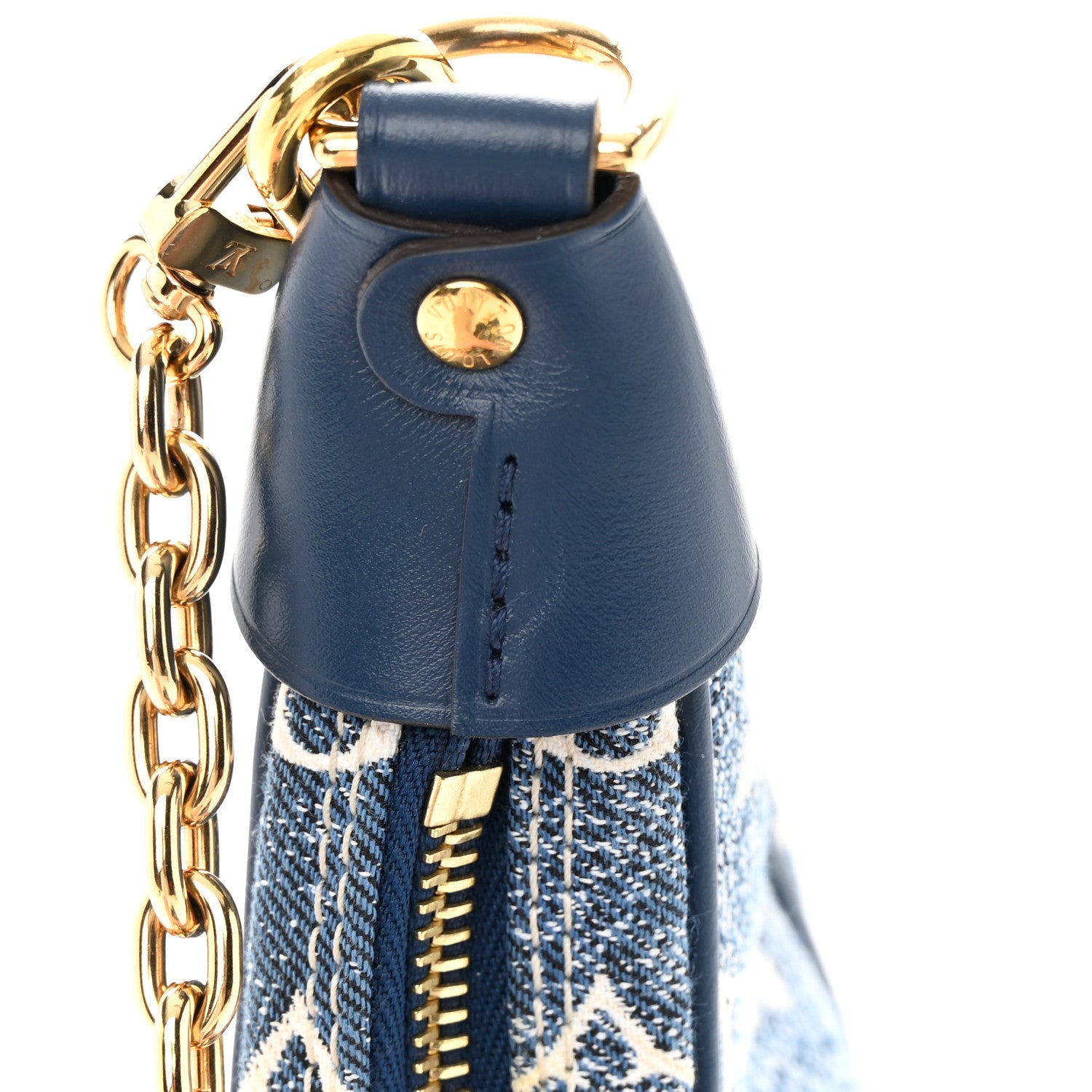 Louis Vuitton Monogram Jacquard Denim Loop Bleu 10 of 11