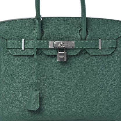 Hermes Togo Birkin 30 Malachite 8 of 11