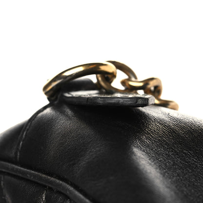 Gucci Calfskin Matelasse Small GG Marmont Chain Shoulder Bag Black 11 of 11