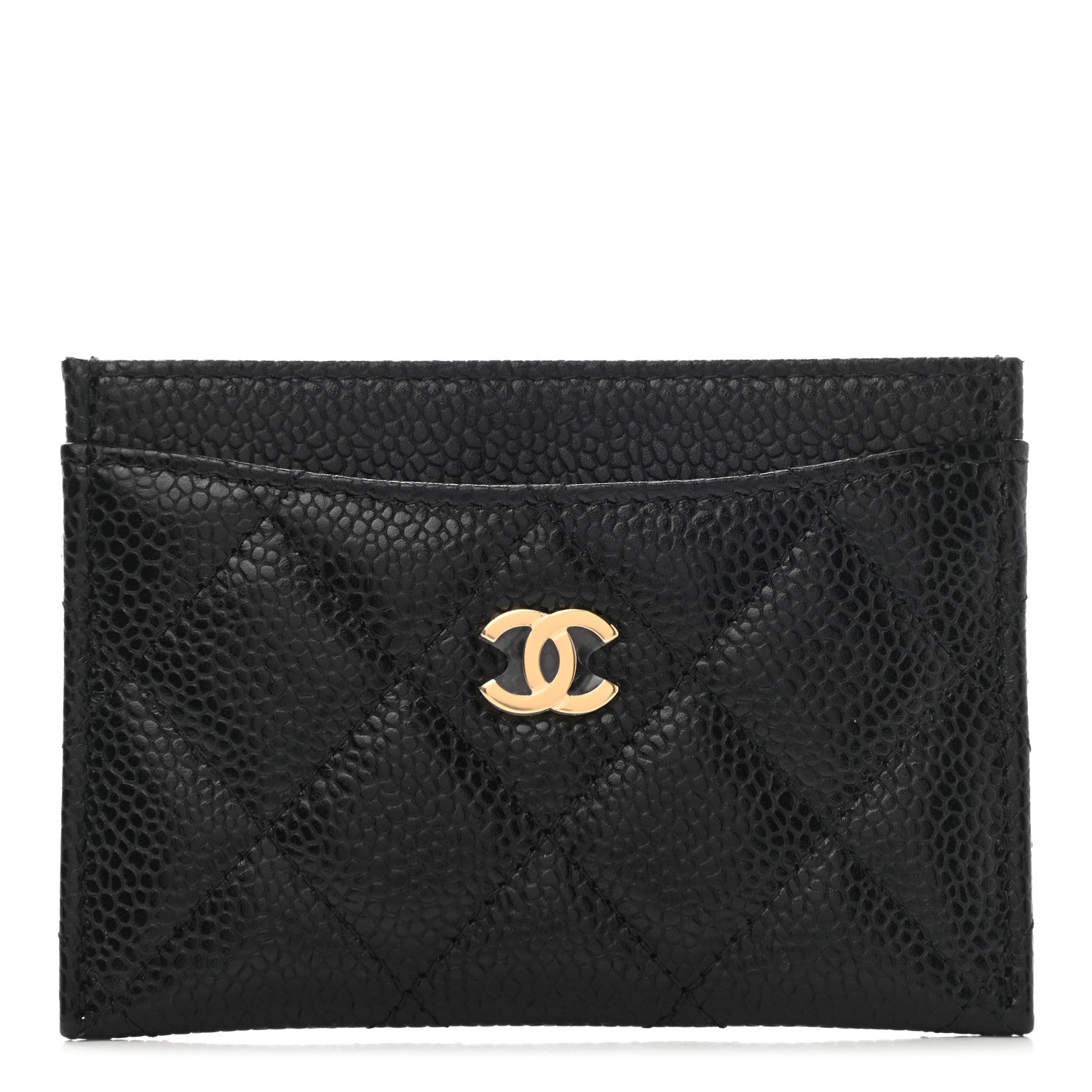 Chanel Caviar Quilted Card Holder Black 1 of 9