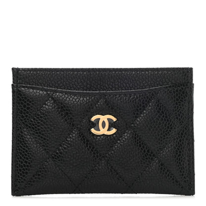 Chanel Caviar Quilted Card Holder Black 1 of 9