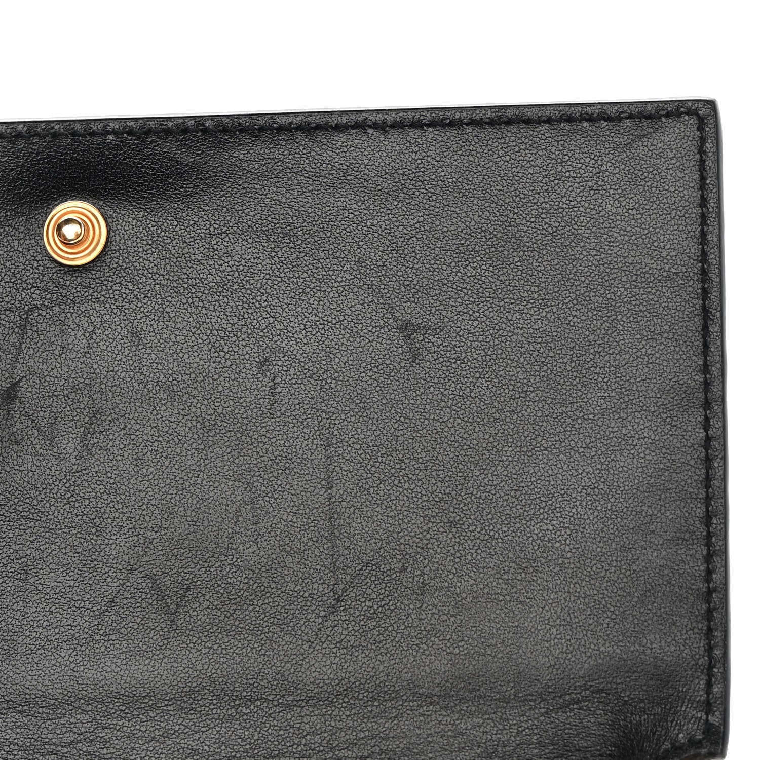 Saint Laurent Crocodile Embossed Monogram Phone Holder Crossbody Black 13 of 14