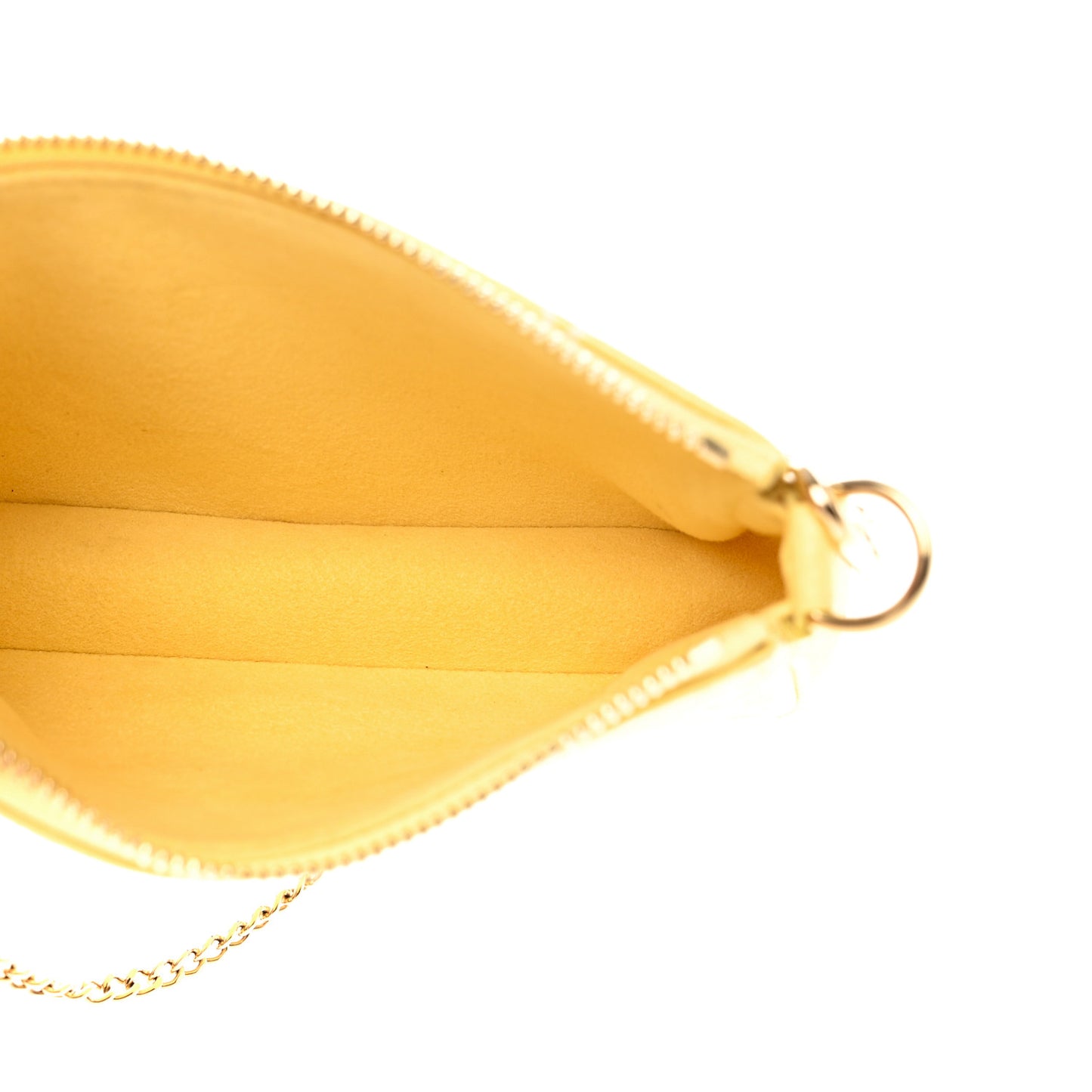 Empreinte Monogram Mini Pochette Accessories Lemon Curd Yellow