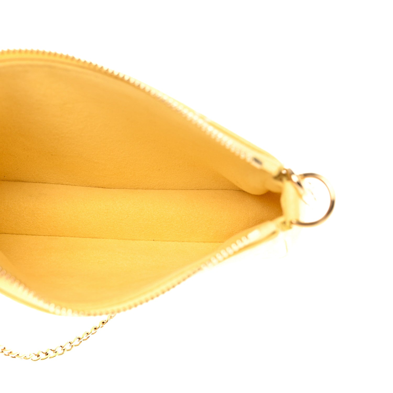 Louis Vuitton Empreinte Monogram Mini Pochette Accessories Lemon Curd Yellow 5 of 7