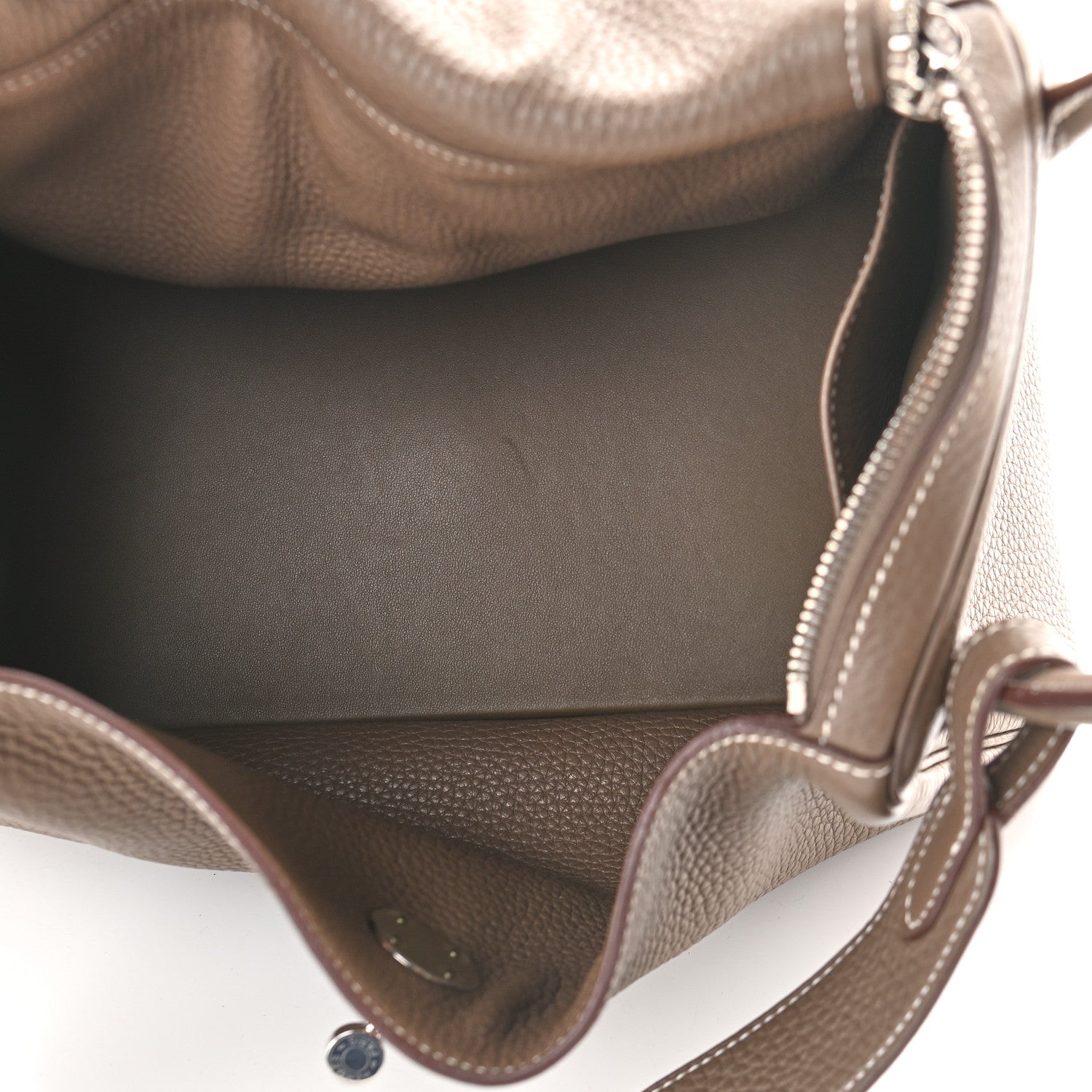 Hermes Taurillon Clemence Lindy 30 Etoupe 5 of 9