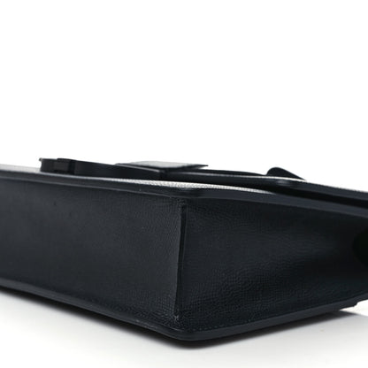 Christian Dior Ultra Matte Grained Calfskin 30 Montaigne Flap Bag Black 8 of 8