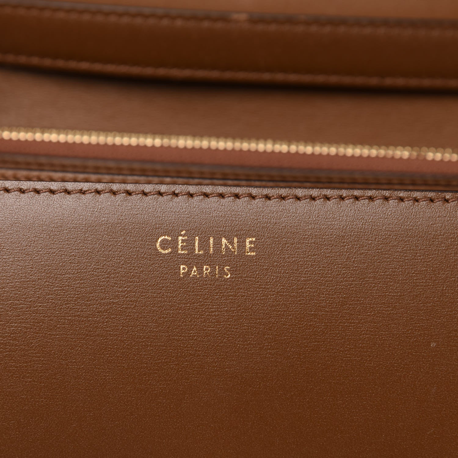 Celine Box Calfskin Medium Classic Box Flap Bag Camel 6 of 13