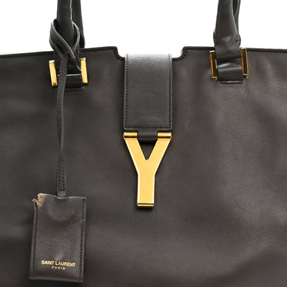 Saint Laurent Sheepskin Medium Cabas ChYc Grey 8 of 25