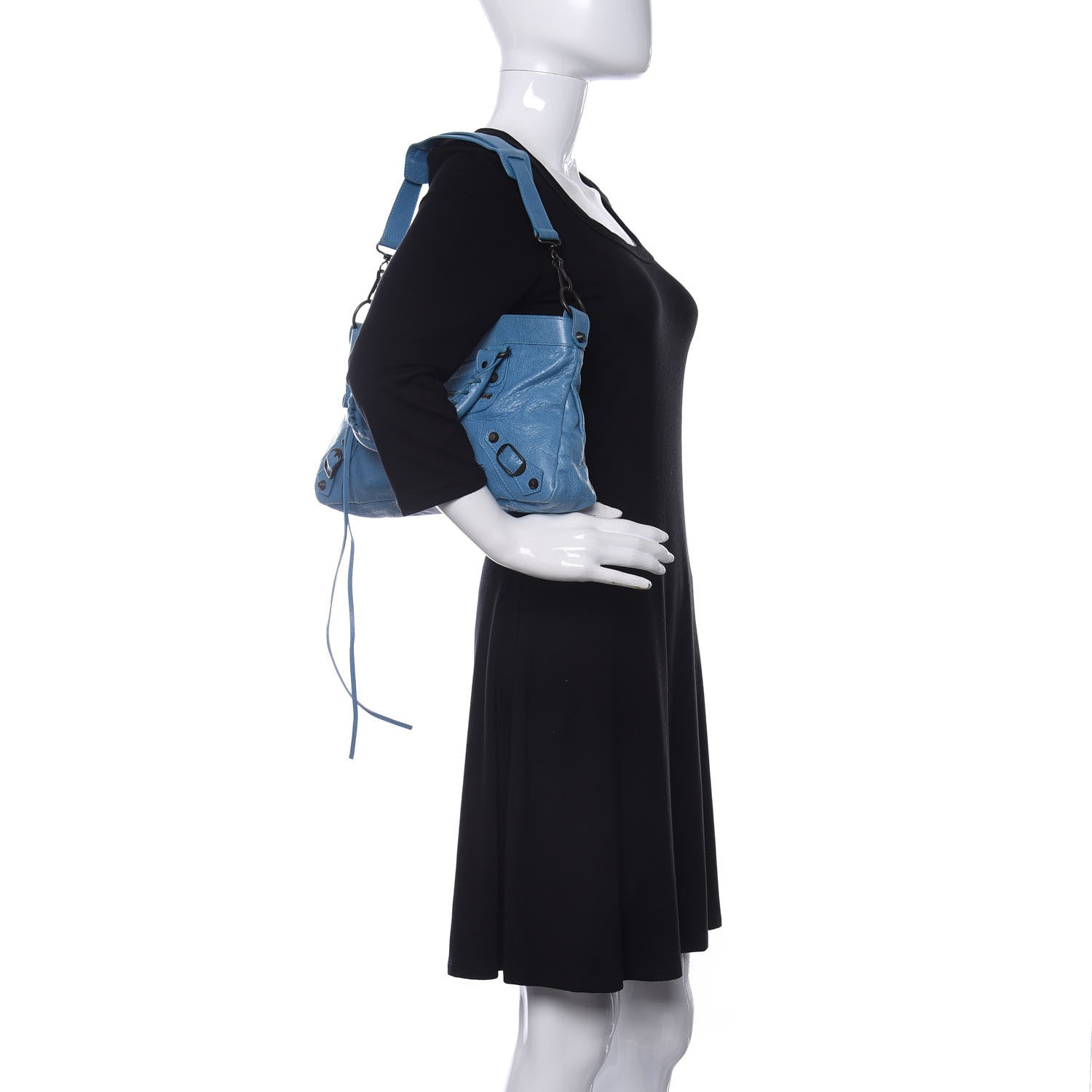 Balenciaga Agneau Classic Hardware First Bleu Indigo 2 of 10