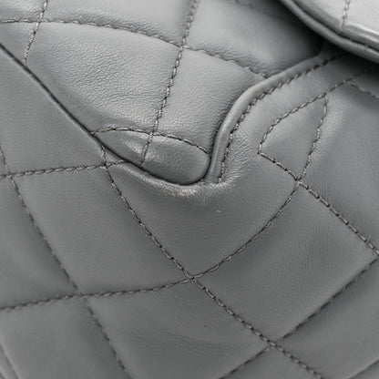 Chanel Lambskin Large Around Pockets Flap Dark Grey 13 of 15