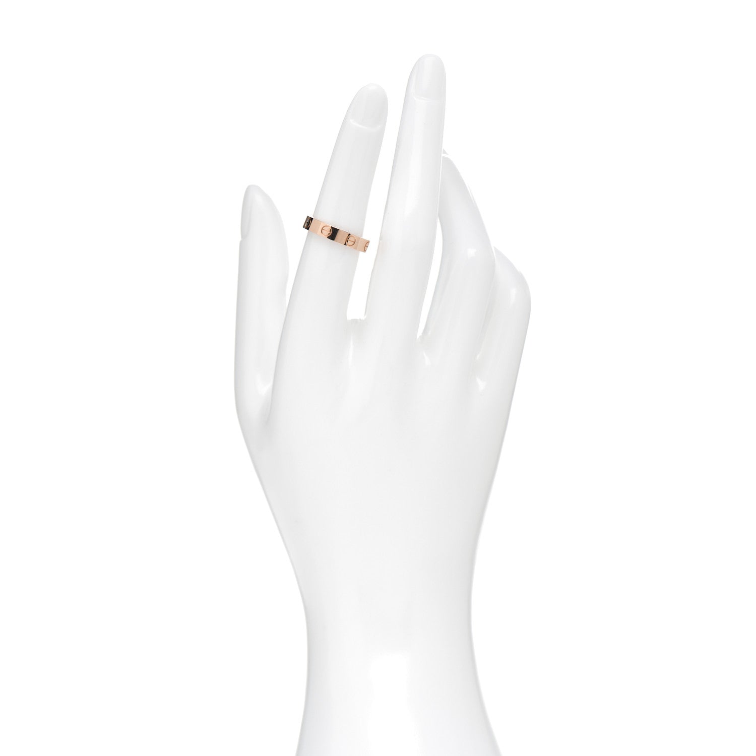 Cartier 18K Pink Gold 3.5mm LOVE Wedding Band Ring 51 5.75 2 of 5
