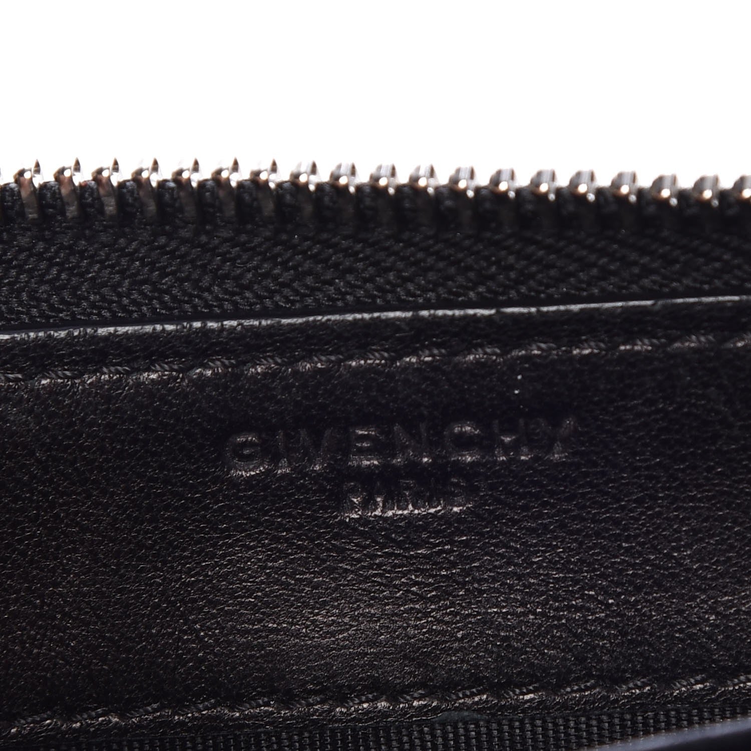 Givenchy Sugar Goatskin Pandora Zip Around Wallet Black 6 of 7