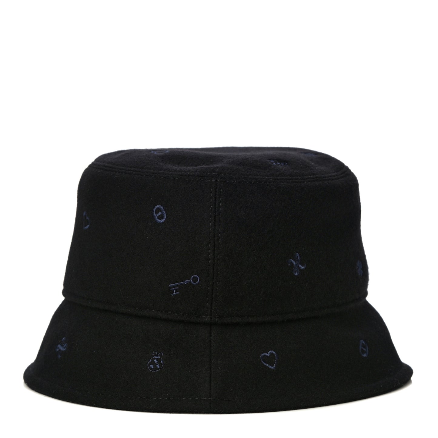 Cashmere Debbie Charms Bucket Hat 58 Black