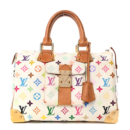 Louis Vuitton Monogram Multicolor Speedy 30 White 1 of 4