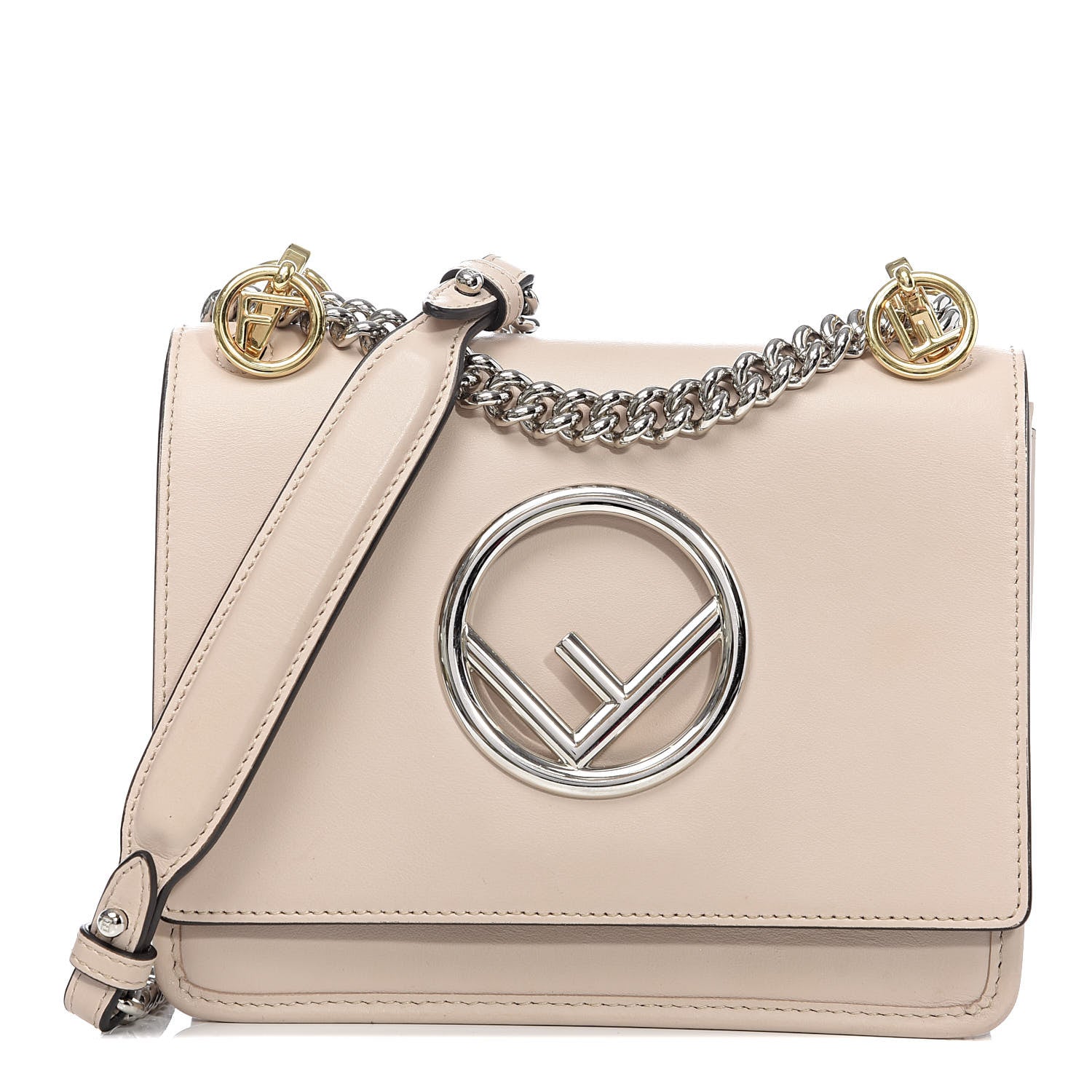 Fendi Vitello Century Opaco F is Fendi Small Kan I Shoulder Bag Soap 1 of 11