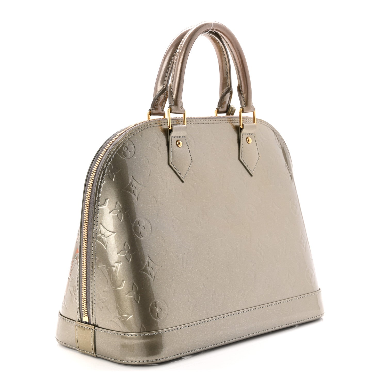 Louis Vuitton Vernis Alma PM Gris Art Deco 3 of 9