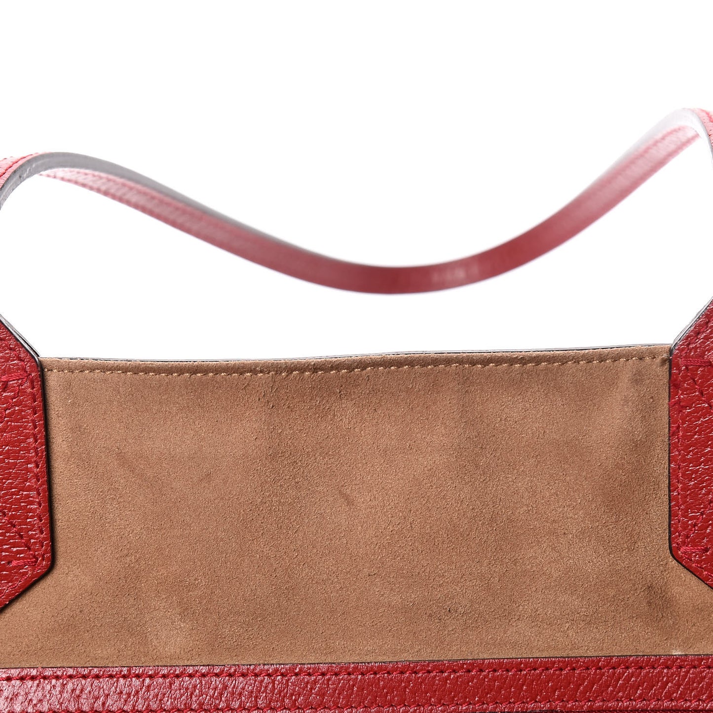 GG Supreme Monogram Tian Medium Shopping Tote Beige Multicolor Red