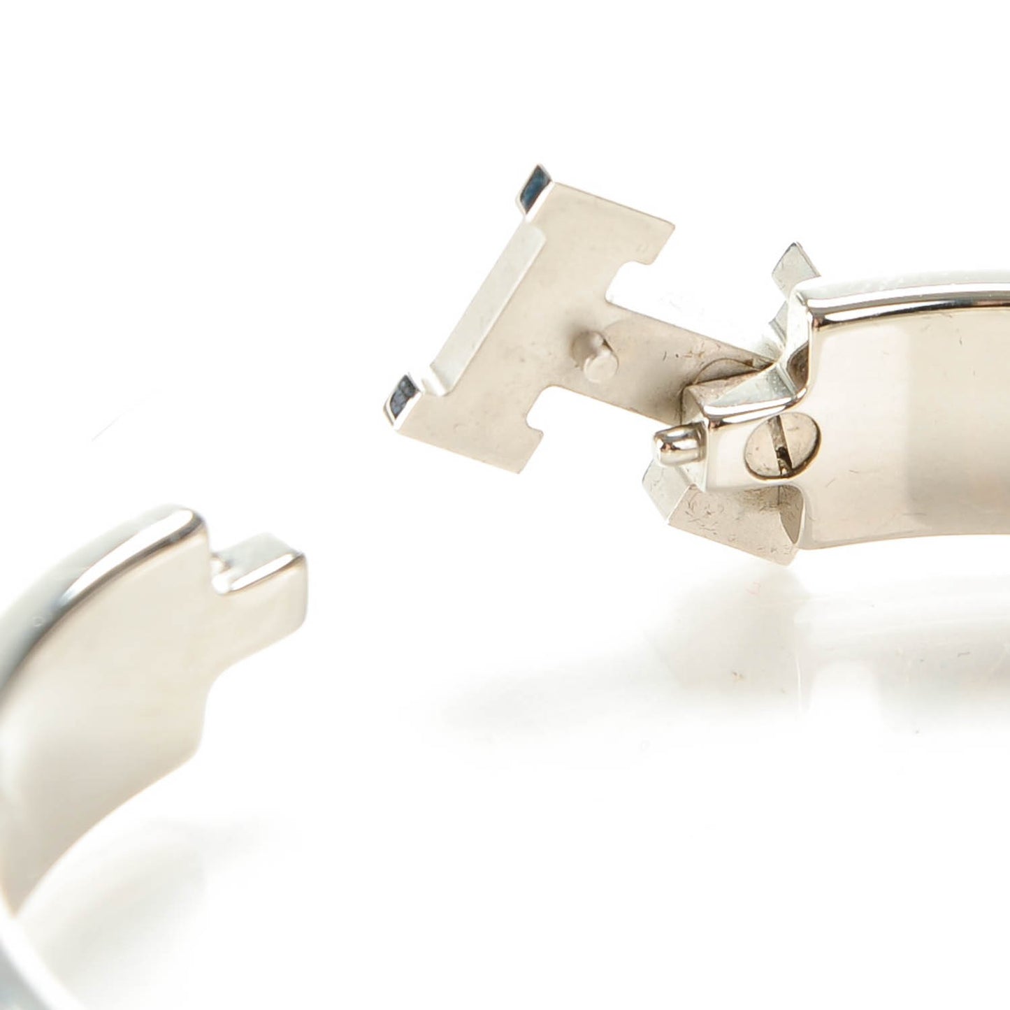 Enamel Narrow Clic Clac H Bracelet PM Orange