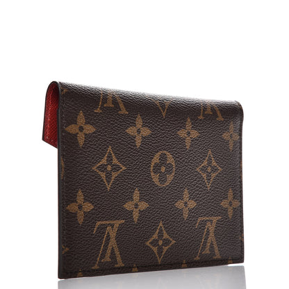 Louis Vuitton Monogram Daily Organizer Envelope Insert Red 3 of 6