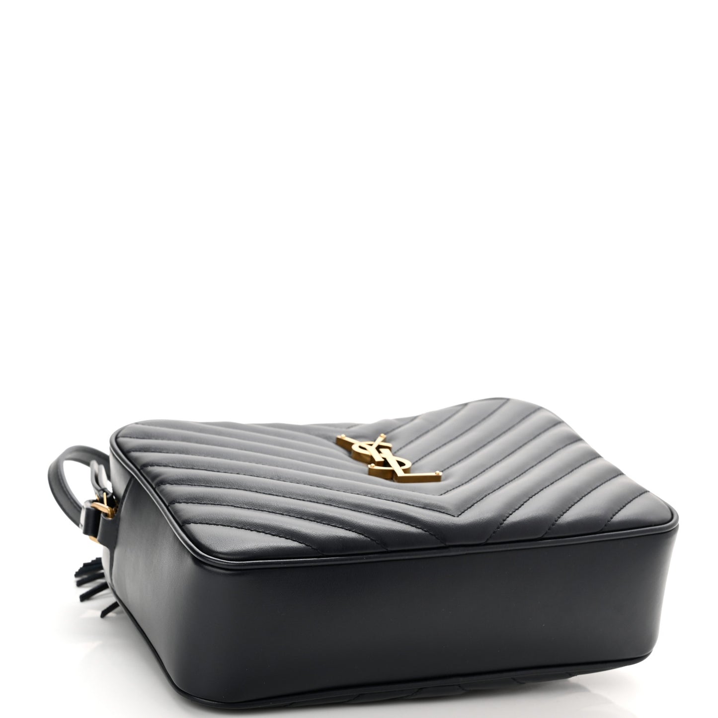 Calfskin Matelasse Monogram Lou Camera Bag Deep Marine