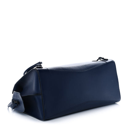 Balenciaga Grained Calfskin Black Hardware Neo Classic City Navy 3 of 13