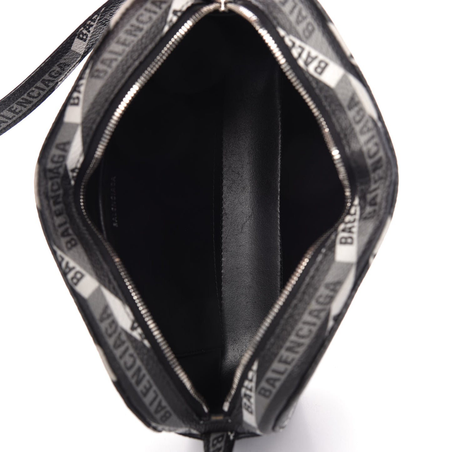 Coated Canvas Losange Monogram S Camera Bag Black Grey