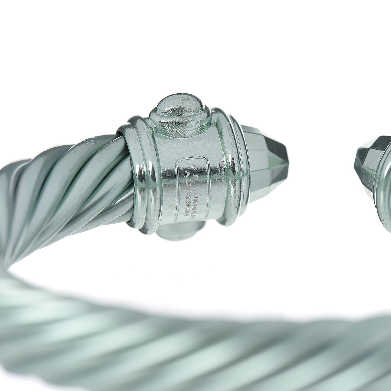 David Yurman Aluminum 10mm Renaissance Bracelet Light Green 4 of 5