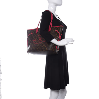 Louis Vuitton Monogram Articles de Voyage Ikat Neverfull MM Rose Indien 2 of 11