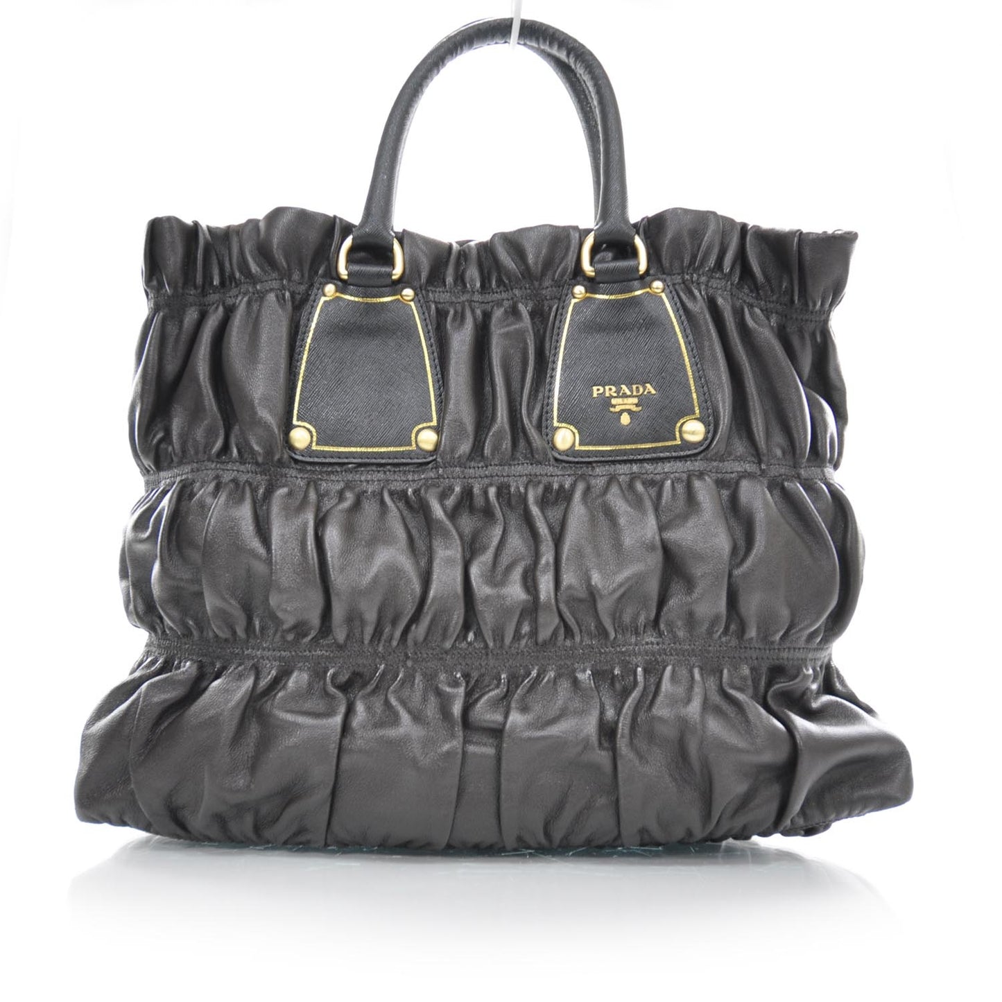 Nappa Gaufre Tote Dark Coffee