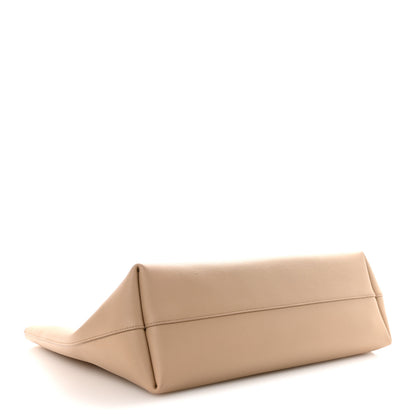Saint Laurent Calfskin Large Shopping Tote Dark Beige 5 of 10