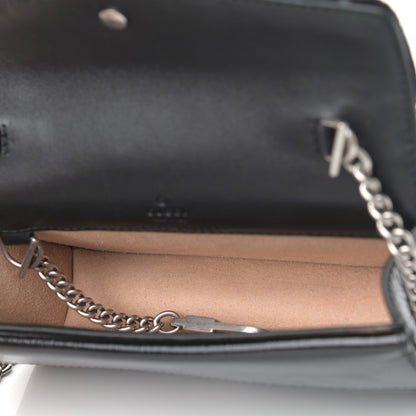 Gucci Velvet GG Monogram Super Mini Dionysus Shoulder Bag Black 4 of 7