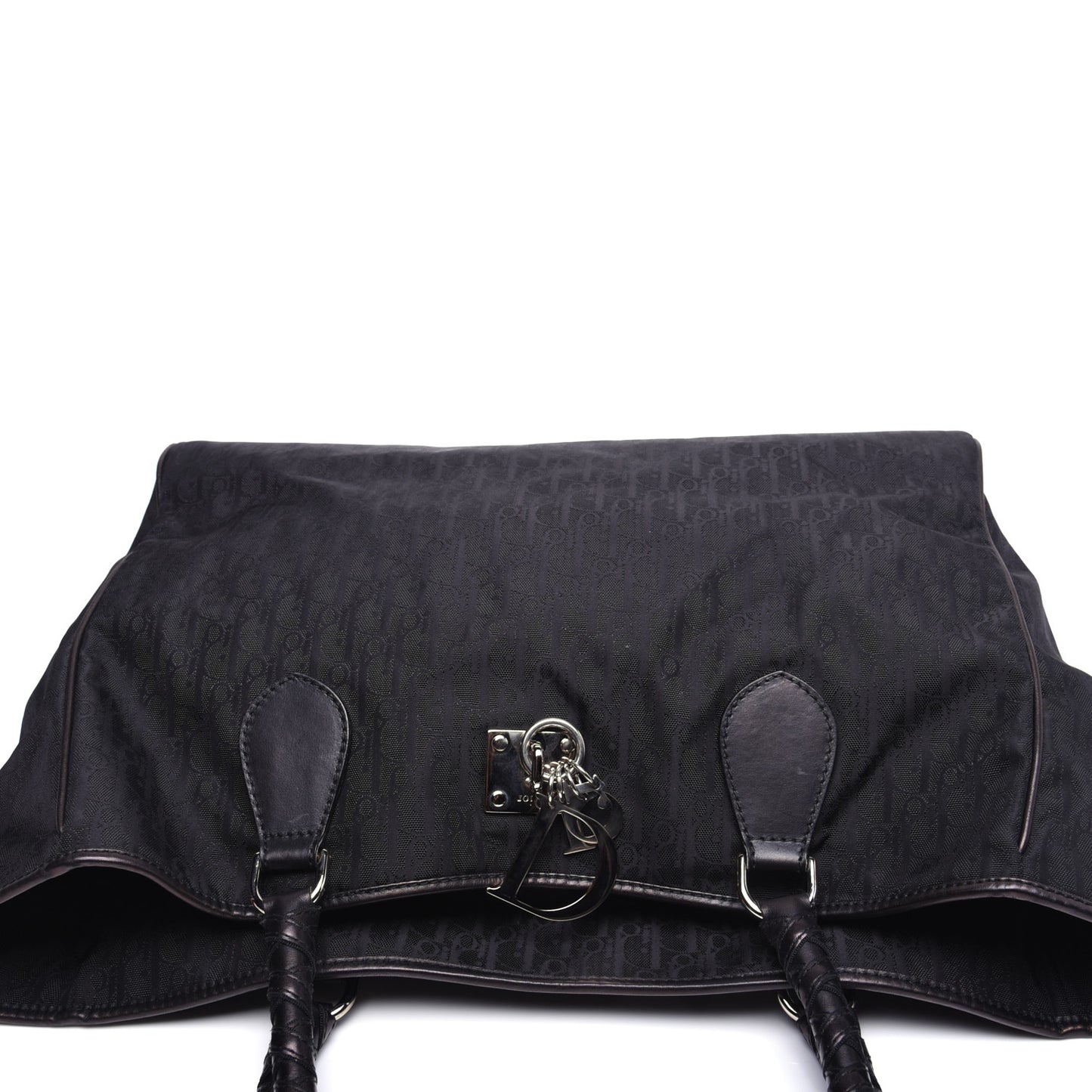 Nylon Monogram Lovely Shopping Tote Black