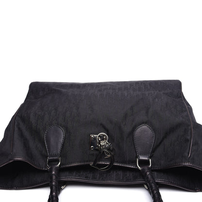 Christian Dior Nylon Monogram Lovely Shopping Tote Black 11 of 14