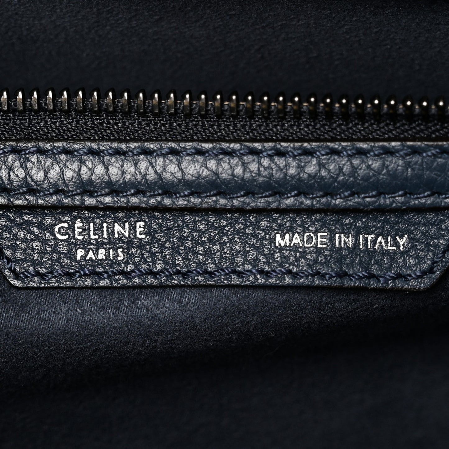 Drummed Calfskin Mini Luggage Slate